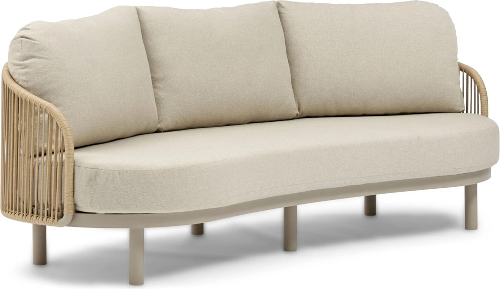 Stoel en Bank Loungeset 5 personen Rope Zand/Beige Coco Amici/Tivano