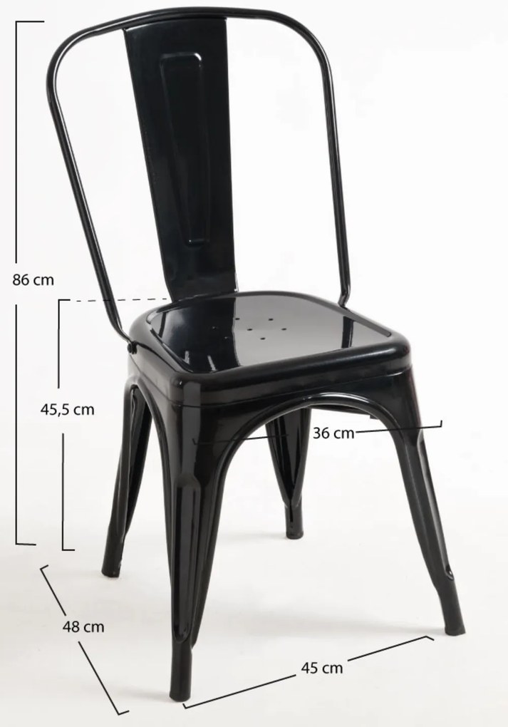 Set 4 Torix Stoelen