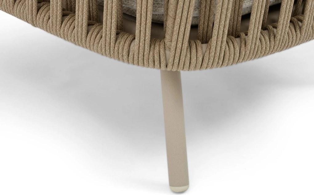 Stoel en Bank Loungeset 5 personen Rope Zand/Beige  Coco Elara