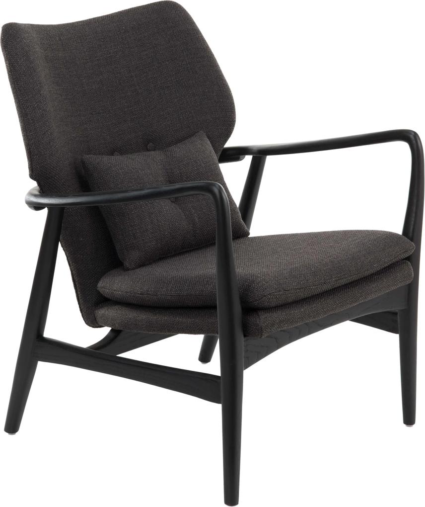 Pols Potten Chair Peggy fauteuil zwart