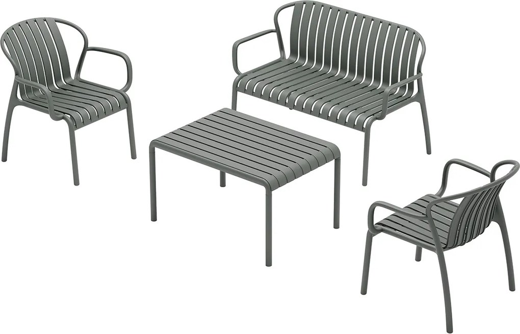 Garden Impressions Jade loungeset 4-delig - stone groen