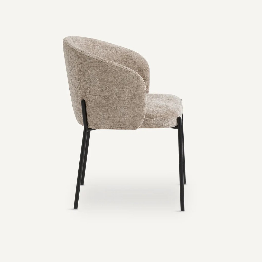 Tafelfauteuil in rupsfluweel, Kinna