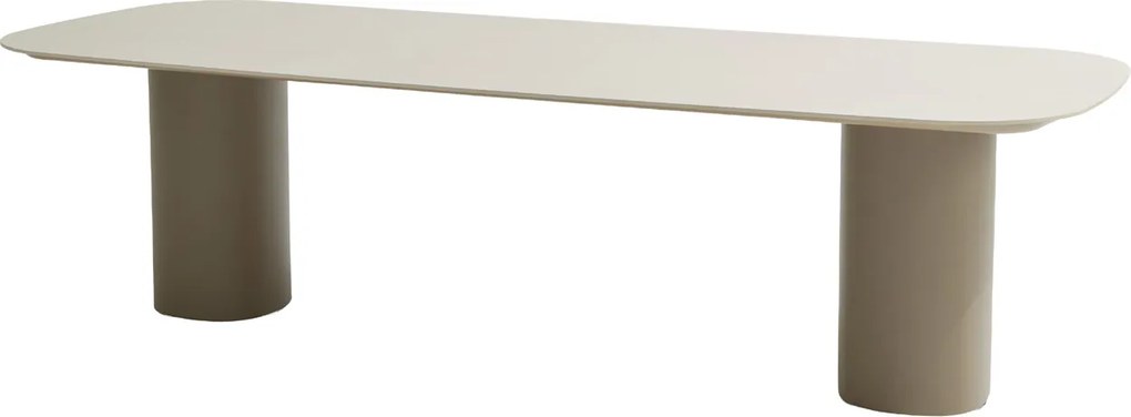 Taste by 4 Seasons Bosco tuintafel met keramisch blad Oyster 300 x 110 cm Tuintafel   beige weerbestendig