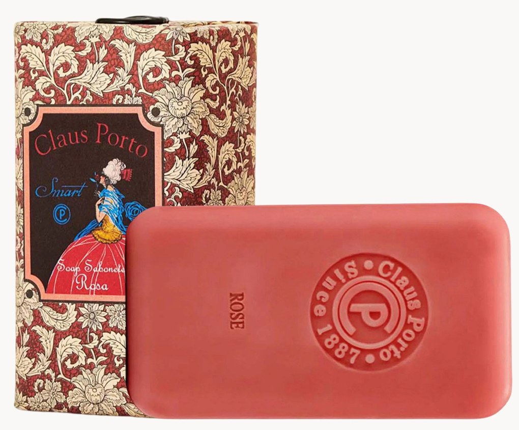 Handgemaakte zeep Smart (mandarijn, zwarte bes, roos & amber)