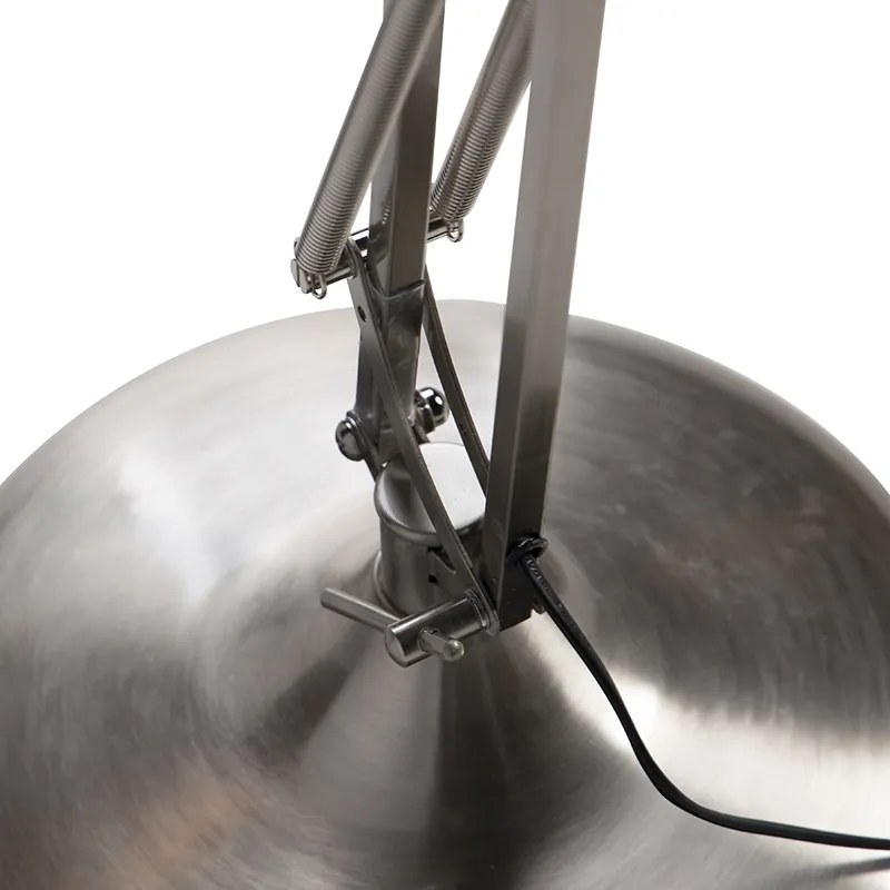 Design vloerlamp staal verstelbaar - Hobby