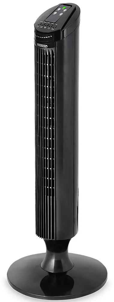 Torenventilator met afstandsbediening, turbofuncite & aromabox zwart