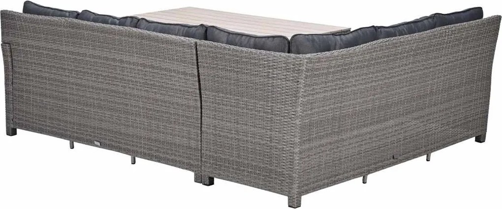 Garden Impressions Jaru lounge dining set 5-delig links - light teak vironwood