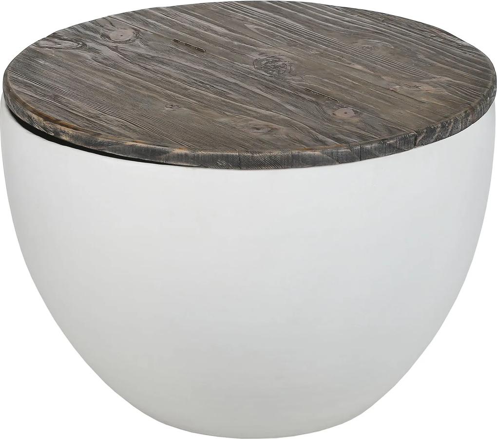 Bowl salontafel | 100 x 40 | Grey Wash