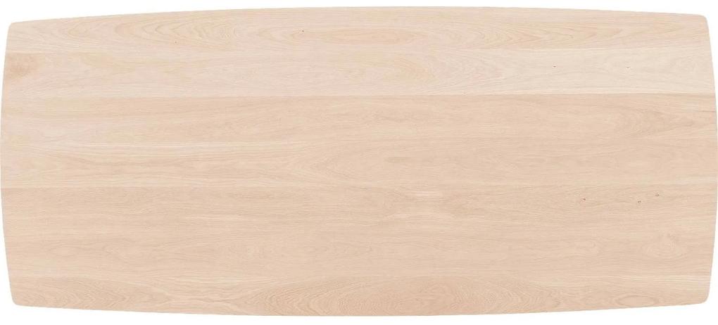 Goossens Excellent Eettafel Floyd, Semi rechthoekig 260 x 100 cm