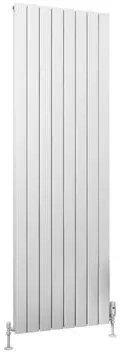 Eastbrook Hadleigh radiator 55x180cm aluminium 2006W wit mat