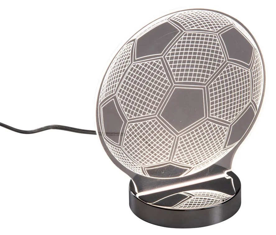 Neon tafellamp transparant incl. LED dim to warm - Soccer Design rond Binnenverlichting Lamp