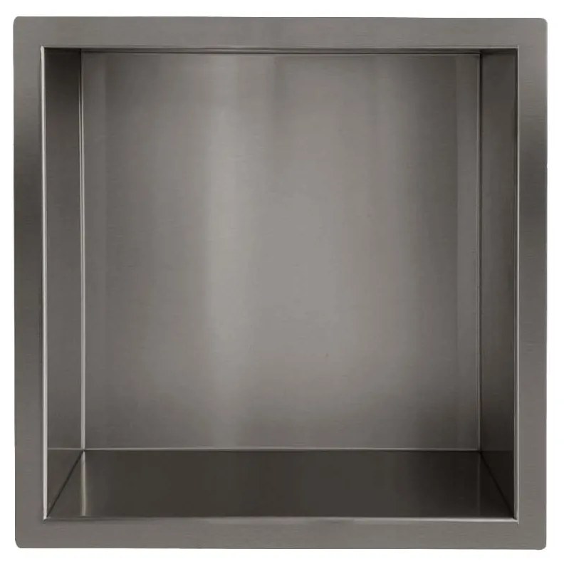 Mueller Ferro inbouwnis 30x30x10cm verouderd ijzer - gunmetal