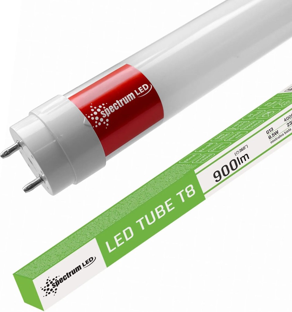LED buis Neutral White 60CM T8 230V 8,5W WOJ+22301