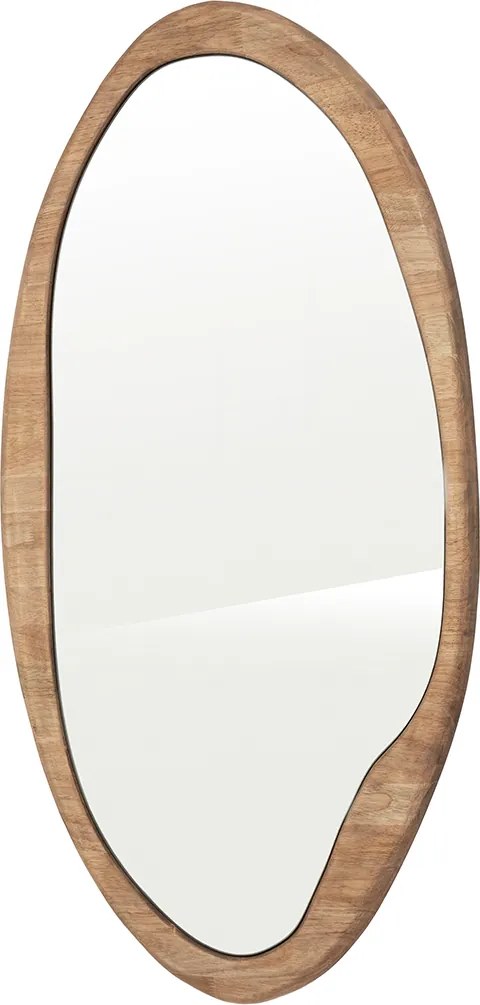 Houten Spiegel Organisch - 50x100cm