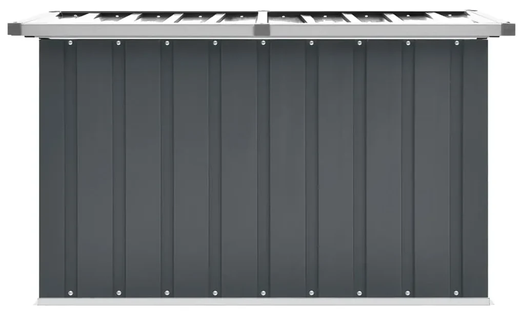 vidaXL Tuinbox 109x67x65 cm grijs