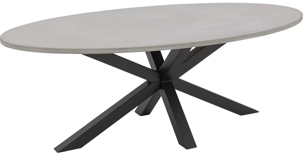 Goossens Eettafel Stone, Ovaal 210 x 120 cm