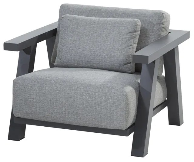 4 Seasons Outdoor Iconic loungestoel SALE  Loungestoel    antraciet weerbestendig