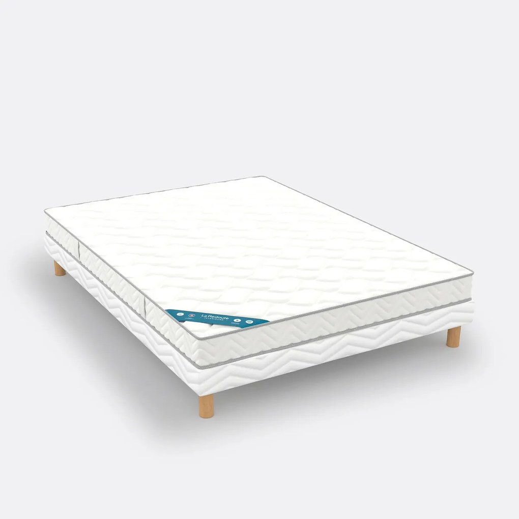 Matras met 594 pocketveren, vast, H19 cm