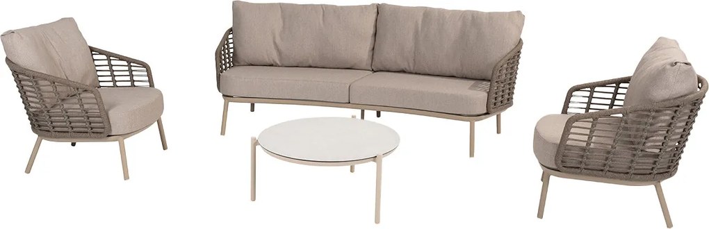 Taste by 4 Seasons Puglia loungeset 4 delig - latte