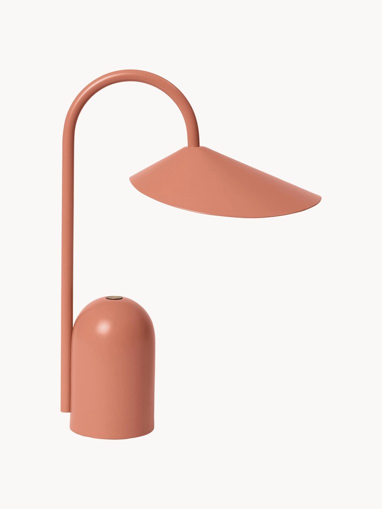 Kleine draagbare LED-tafellamp Arum, dimbaar
