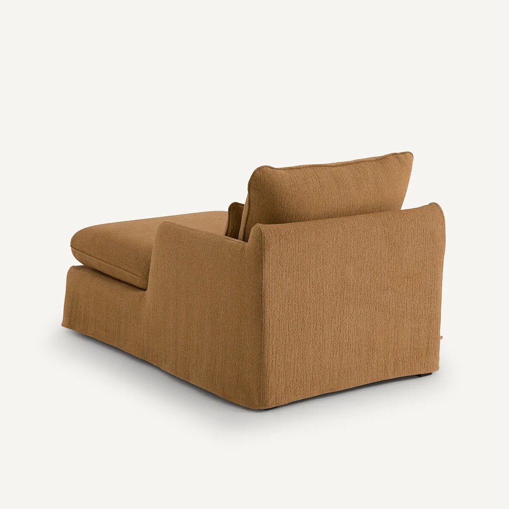 Lange fauteuil in chenille, Nelville