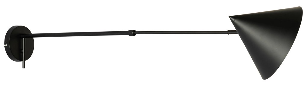 Design wandlamp zwart verstelbaar - Triangolo