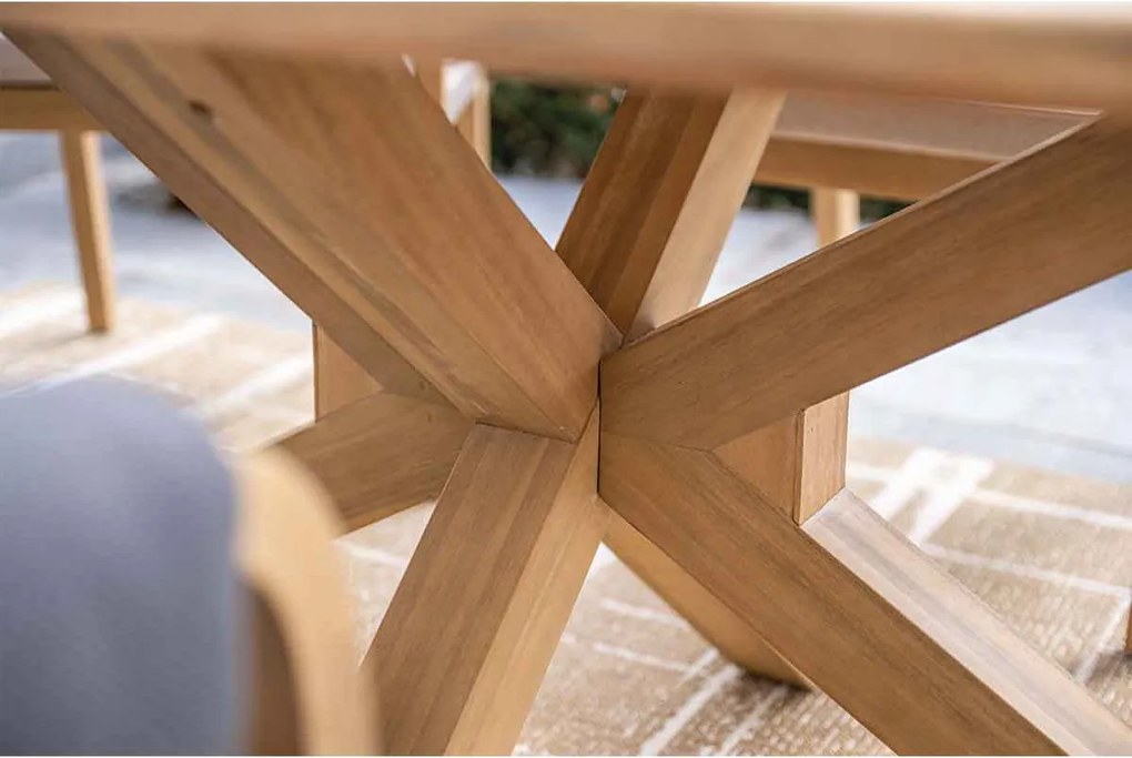 Garden Impressions Luando tuinset 7-delig - Tamako tuintafel ovaal 220x115 cm