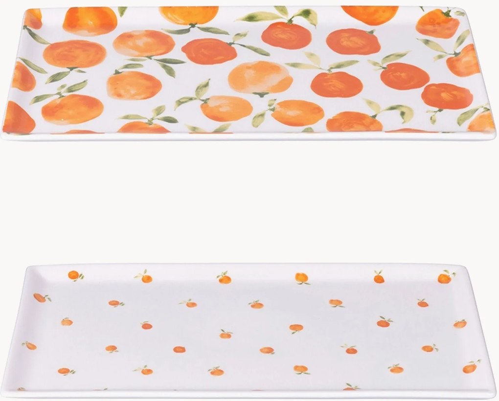 Rechthoekige borden Fruit Life, 4-delig