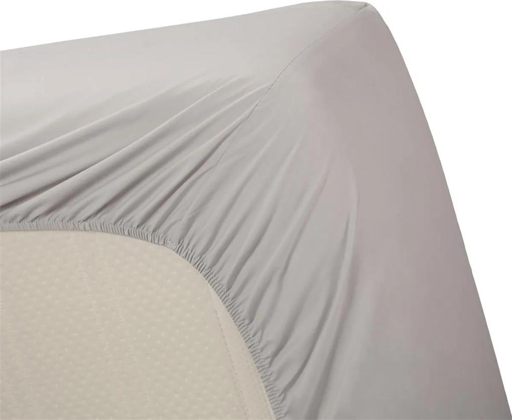 Beddinghouse Percale Fitted Sheet Light Grey 140 x 200 cm