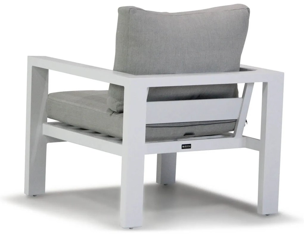 Loungeset 4 personen Aluminium Wit  Lifestyle Garden Furniture Manuta