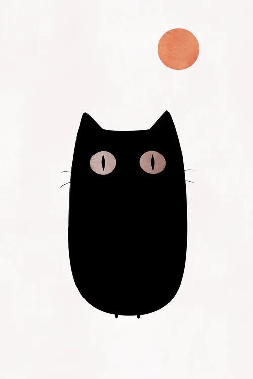 Ilustratie The Cat, Kubistika, (26.7 x 40 cm)