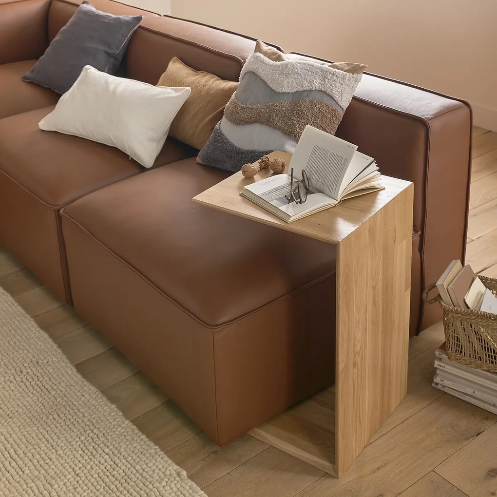 Massief eiken bijzettafel, Hiba