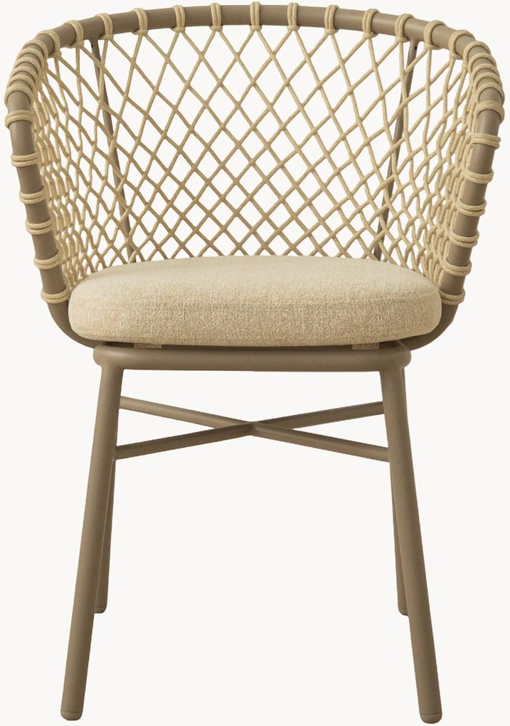 Tuin eetstoelen Canar met armleuning, 2 stuks