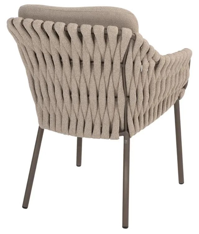 4 Seasons Outdoor Montera tuinstoel terre SALE Tuinstoel bruin weerbestendig