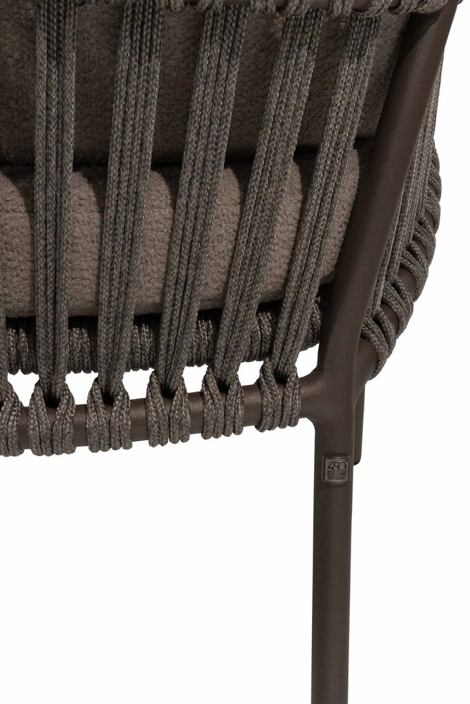 4 Seasons Outdoor Capalbio tuinset terre met Arizona tafel met keramisch blad 240 cm Tuinset   bruin weerbestendig