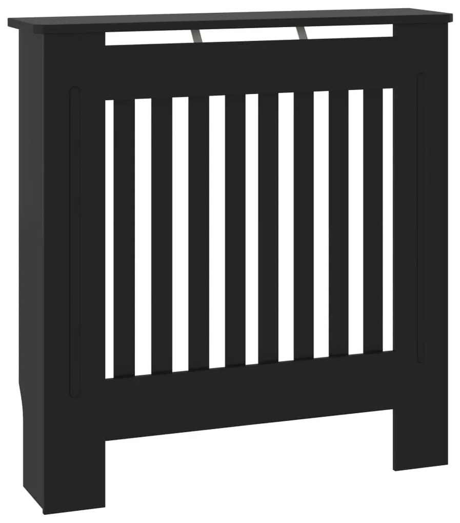 vidaXL Radiatorombouw 78 cm MDF zwart