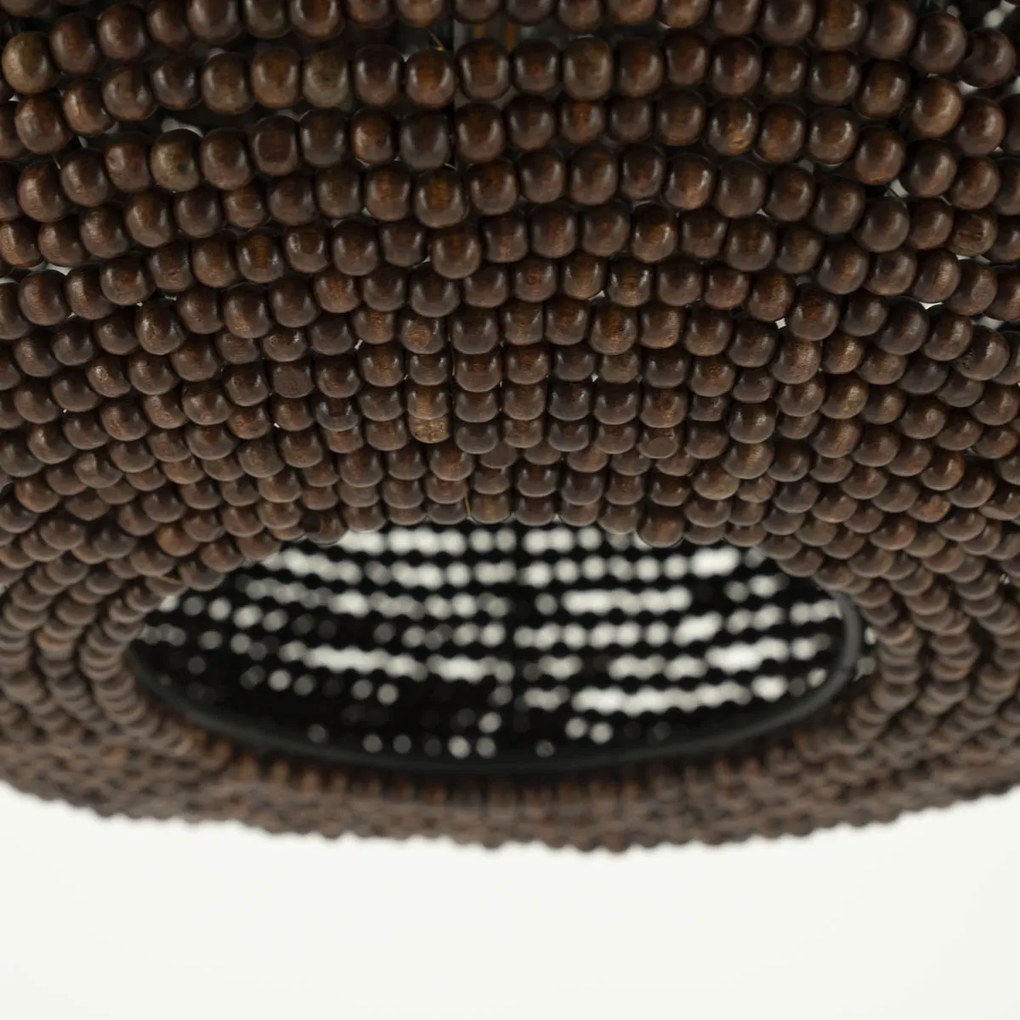 Hanglamp Houten Kralen
