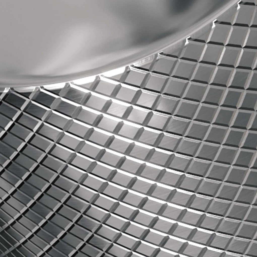 Brauer Chrome Carving wastafelkraan met lange, ronde handgreep en ColdStart chroom
