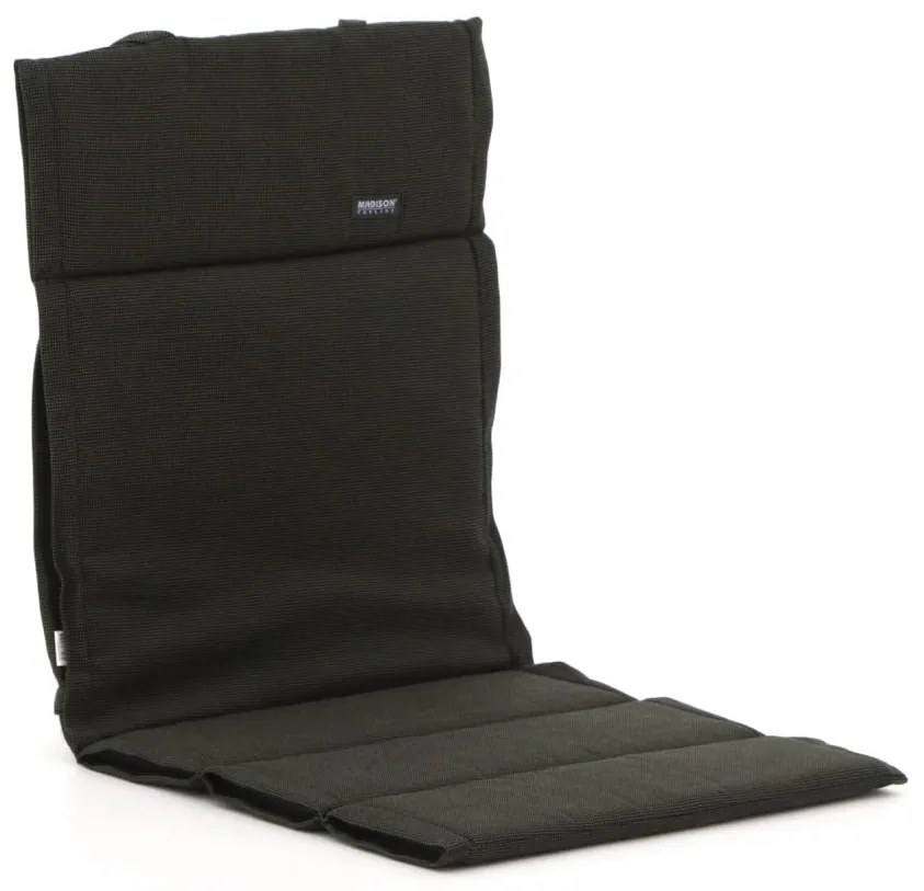 Lage rug kussen | Zwart  | Acryl | Madison | 110x50cm | Kees Smit Tuinmeubelen