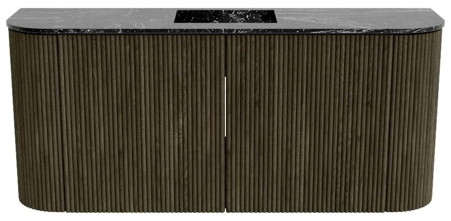 Mondiaz Joya DLux 95cm toiletmeubel ronding links/rechts shadow met wastafel faye midden zonder kraangat lava