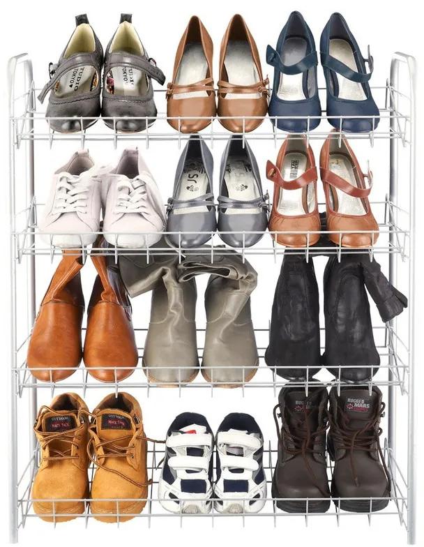 Tomado Scarpa schoenenrek - 62x26x80 cm - wit