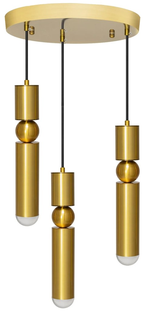 Hangende gouden plafondlamp APP471-3CP