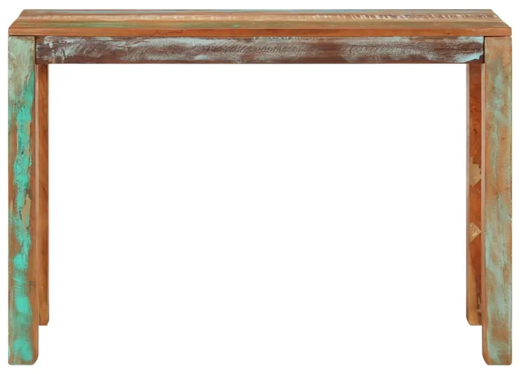 vidaXL Wandtafel 110x35x76 cm massief gerecycled hout