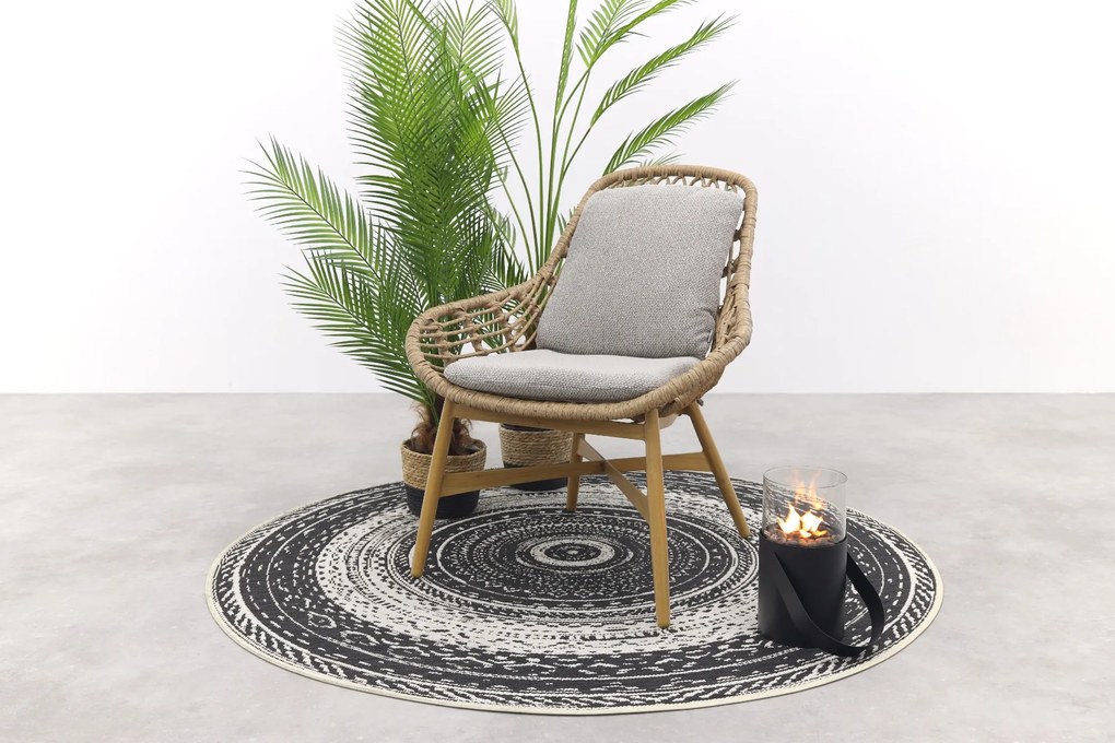 Castello loungestoel - Natural rotan - inclusief kussens OP=OP