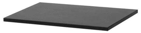 BRAUER Corestone Wastafelblad - 60x46x2cm - zonder kraangat - natuursteen - basalt TB-VU60AN