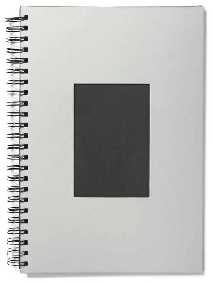 HEMA Fotoalbum Met Venster 31.5x21.5 Grijs