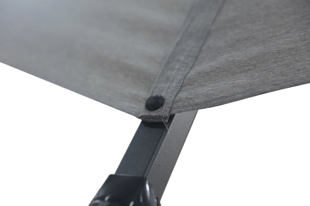 Zweefparasol 3.5m S2 Excellent (excl. voet) Grijs-antraciet Camello Luna