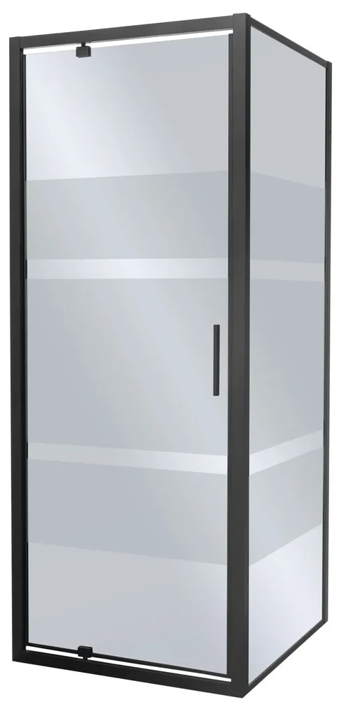 Kerra Tomar douchecabine 90x90x190 vierkant zwart