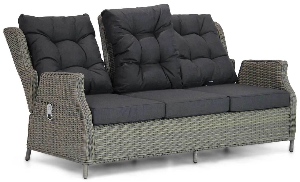 Stoel en Bank Loungeset 5 personen Wicker Taupe  Garden Collections Chicago