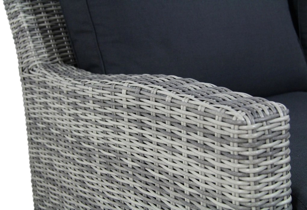 Loungeset tuin 4 personen Wicker Grijs Garden Collections Giardino